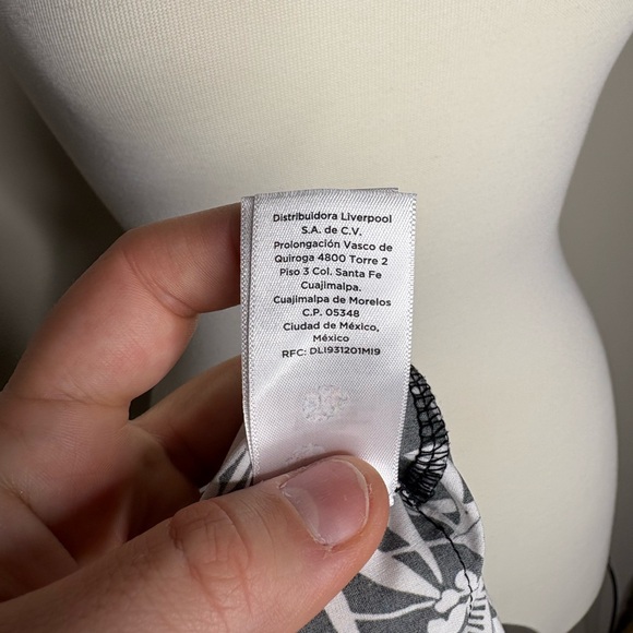 Talbots Black and White Floral Skort - Picture 13 of 13